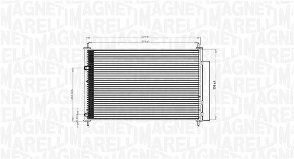 Купити 350203767000 Magneti Marelli Радіатор системи охолодження кондиціонера